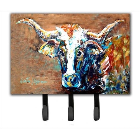 Carolines Treasures Carolines Treasures MW1165TH68 On The Loose Brown Cow Leash Or Key Holder MW1165TH68